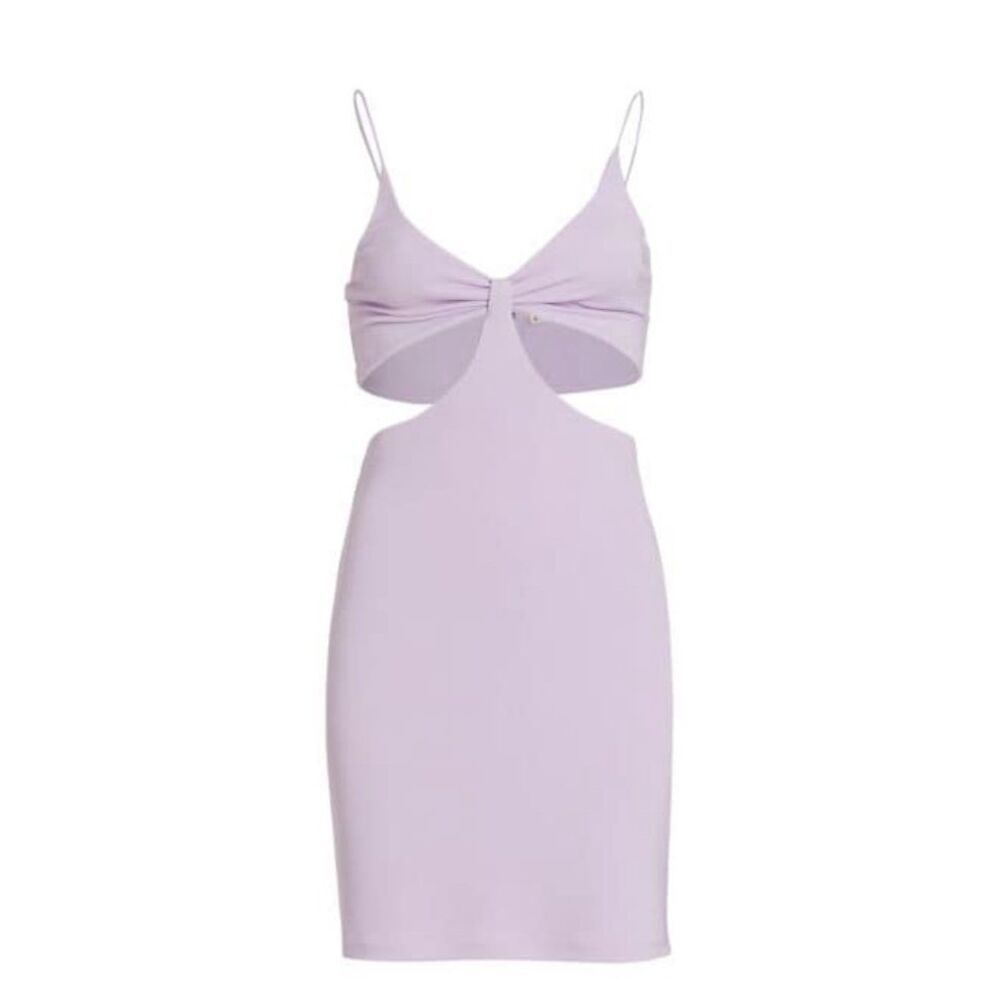 alice + olivia womens Havana Mini Dress in Purple NWOT Size 6